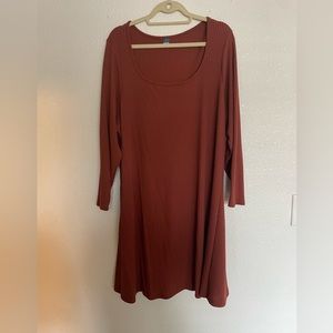 Long sleeve swing dress
